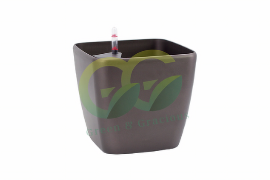 Dumpy Square Pot H35.5cm