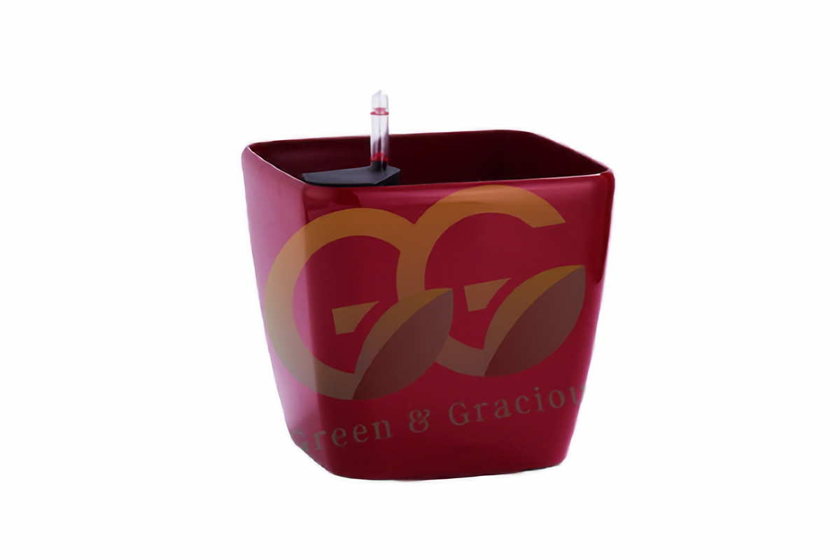 Dumpy Square Pot H35.5cm